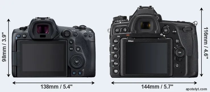 Comparison R5 or D780 rear