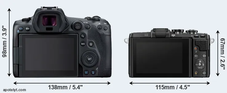 Comparison R5 or E-PL7 rear