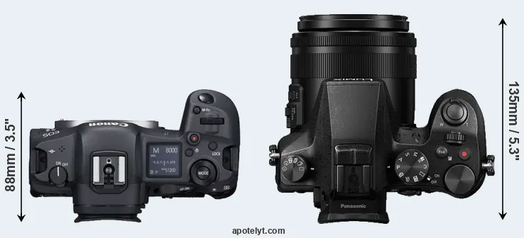 Compare R5 versus FZ2000 top