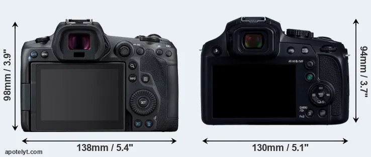 Comparison R5 or FZ80D rear