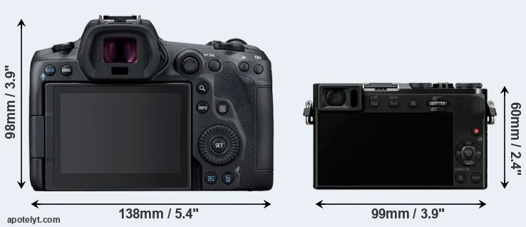 Comparison R5 or GM5 rear