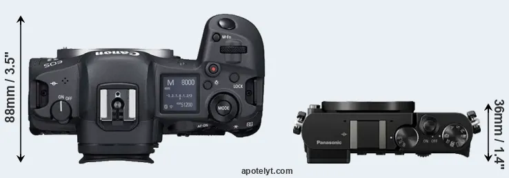 Compare R5 versus GM5 top