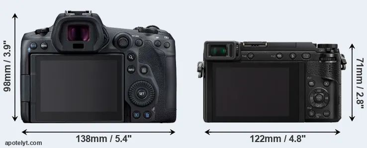 Comparison R5 or GX85 rear