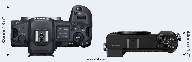 Compare R5 versus GX85 top
