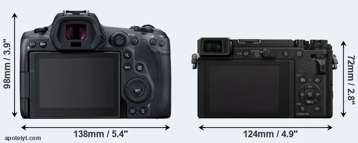 Comparison R5 or GX9 rear