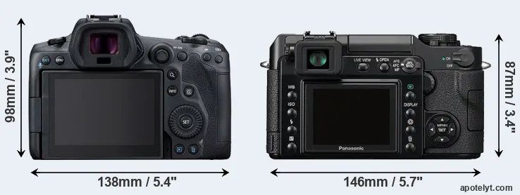 Comparison R5 or L1 rear