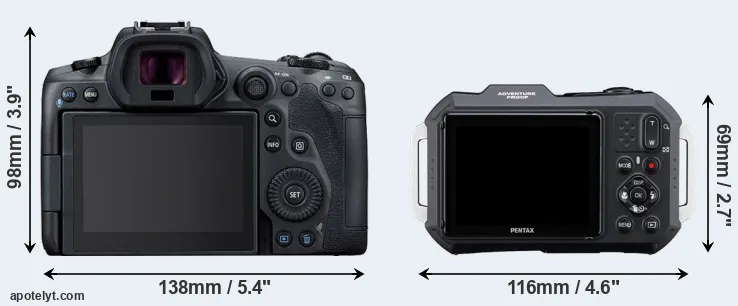 Comparison R5 or WG-1000 rear