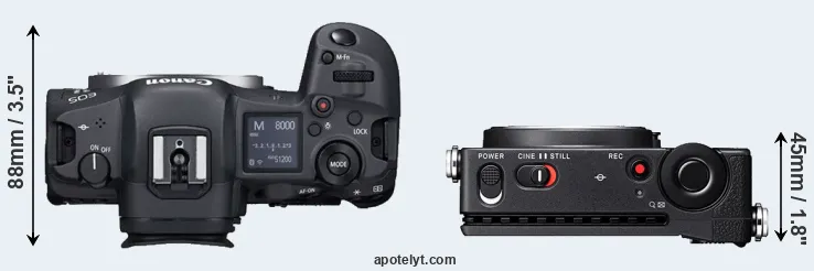 Compare R5 versus fp L top