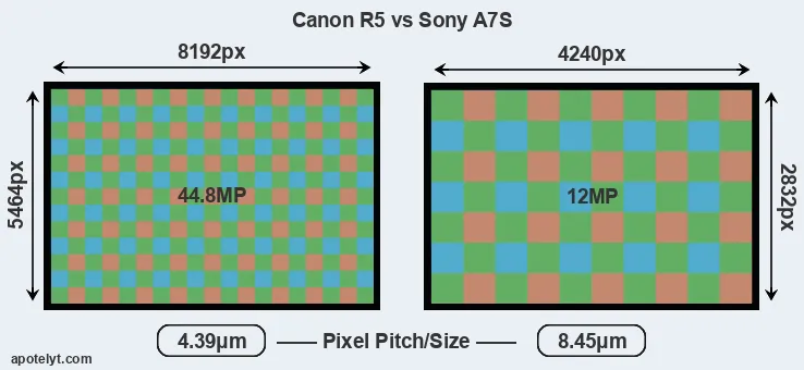 R5 versus A7S MP