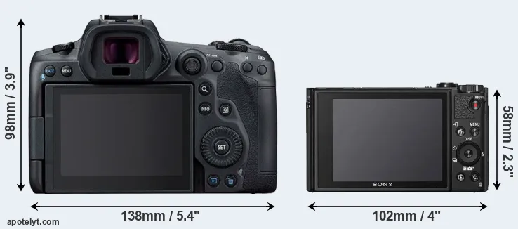 Comparison R5 or HX99 rear