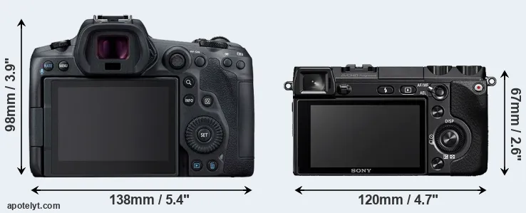 Comparison R5 or NEX-7 rear