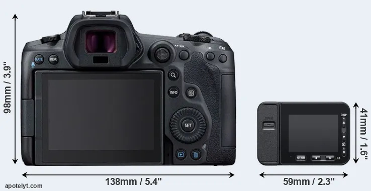 Comparison R5 or RX0 II rear