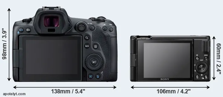Comparison R5 or ZV-1F rear