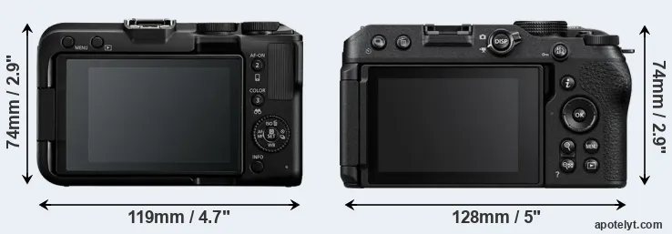 Comparison R50 V or Z30 rear