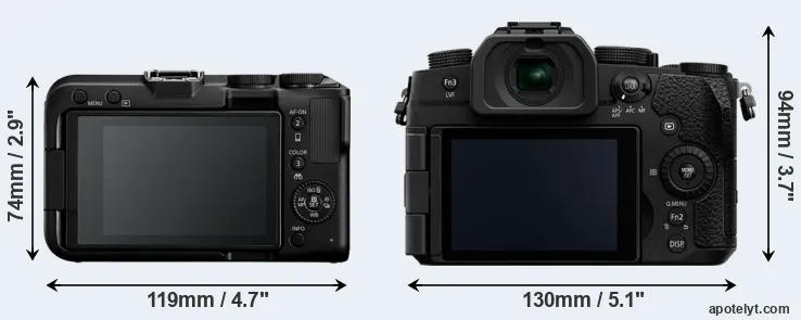 Comparison R50 V or G97 rear