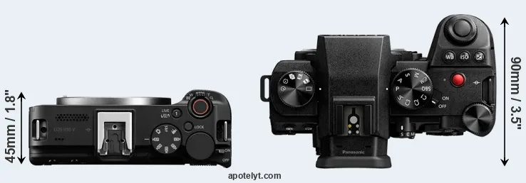 Compare R50 V versus S5 II top
