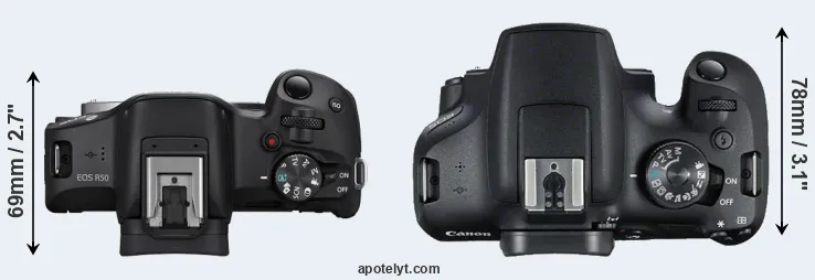 Compare R50 versus T7 top