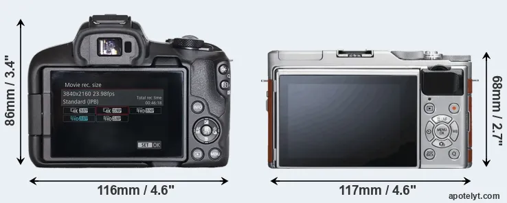 Comparison R50 or X-A5 rear