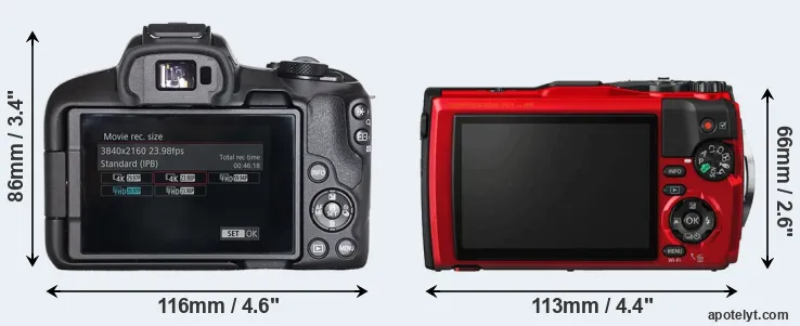 Comparison R50 or TG-5 rear