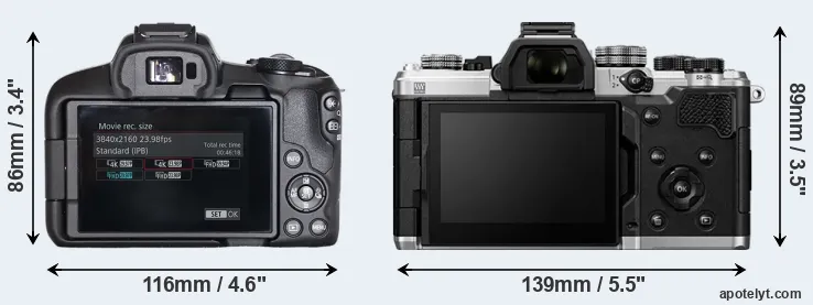 Comparison R50 or OM-3 rear