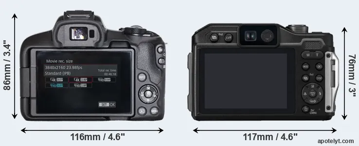 Comparison R50 or FT7 rear
