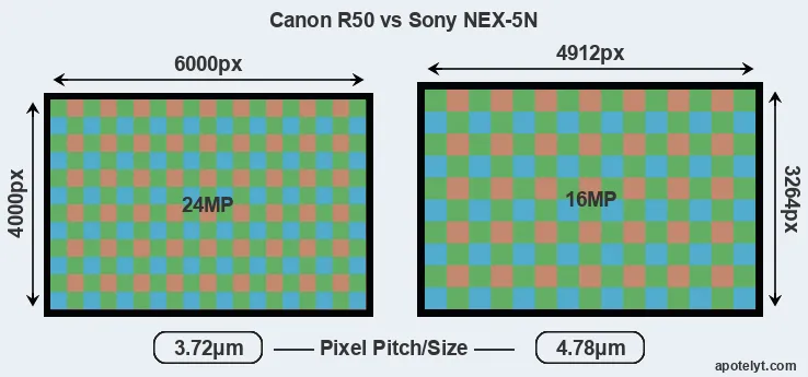 R50 versus NEX-5N MP