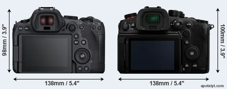 Comparison R6 Mark II or GH6 rear