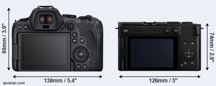 Comparison R6 Mark II or S9 rear