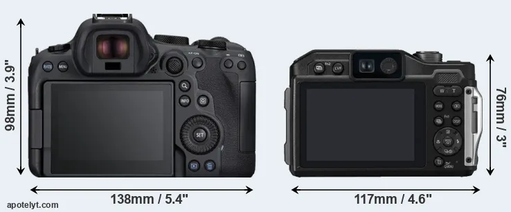 Comparison R6 Mark II or TS7 rear