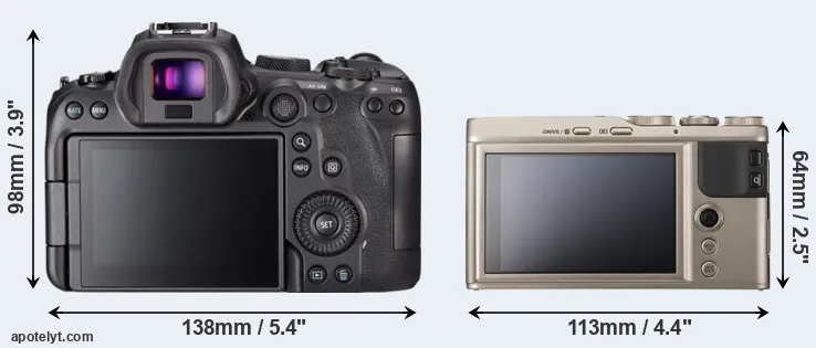 Comparison R6 or XF10 rear
