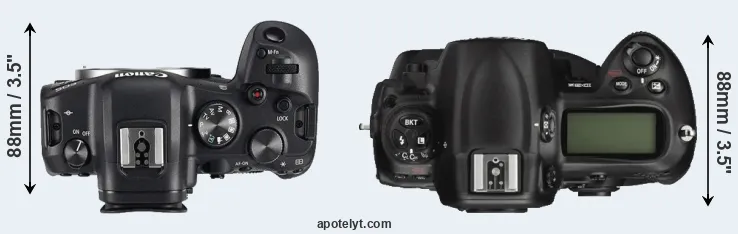 Compare R6 versus D3X top