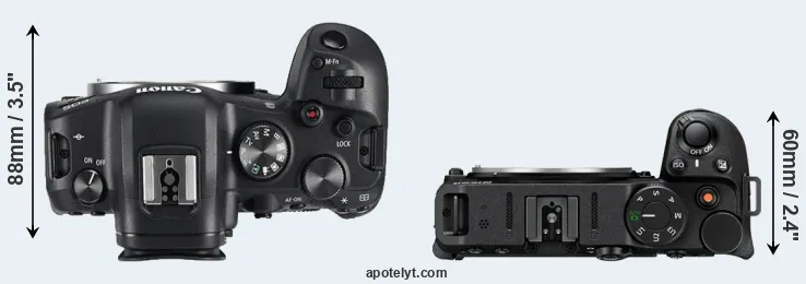 Compare R6 versus Z30 top