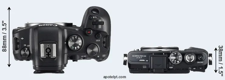 Compare R6 versus E-PL7 top