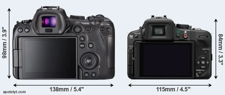 Comparison R6 or G3 rear