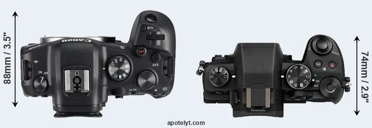 Compare R6 versus G80 top