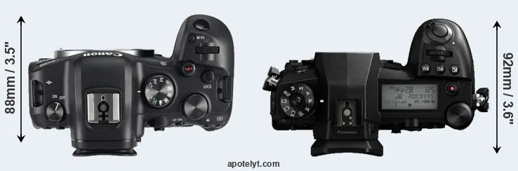 Compare R6 versus G9 top