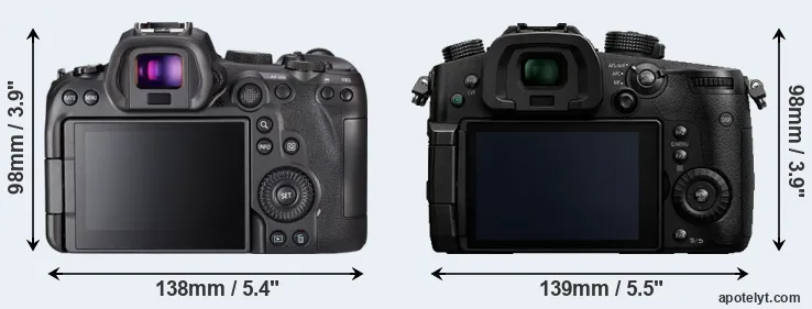 Comparison R6 or GH5 rear