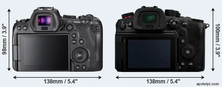 Comparison R6 or GH7 rear