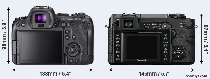 Comparison R6 or L1 rear
