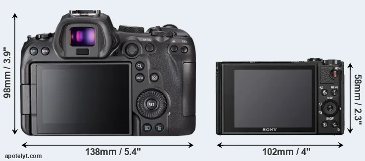 Comparison R6 or HX99 rear