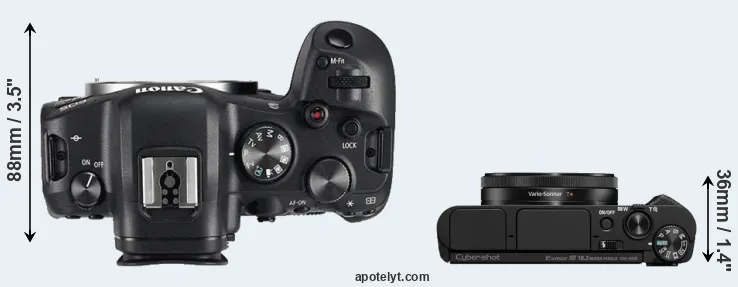 Compare R6 versus HX99 top