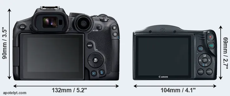 Comparison R7 or SX400 rear