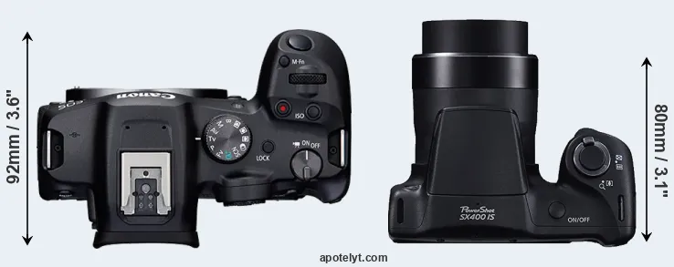 Compare R7 versus SX400 top