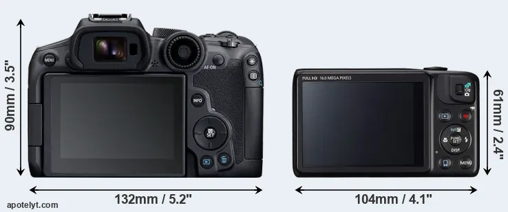 Comparison R7 or SX600 rear