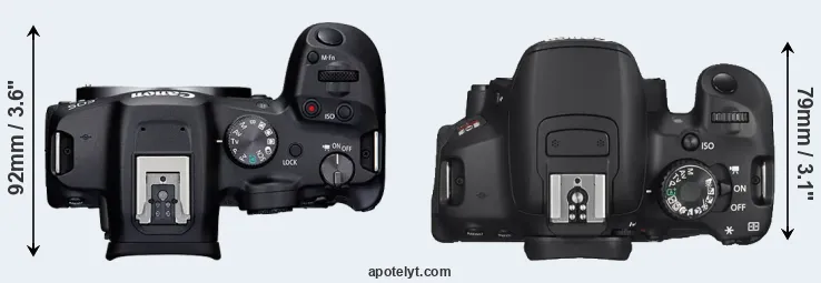 Compare R7 versus T4i top
