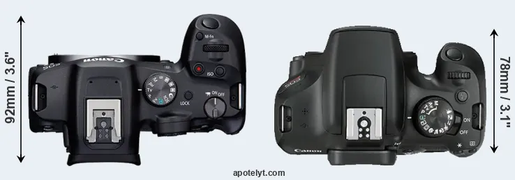 Compare R7 versus T6 top