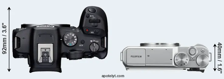 Compare R7 versus X-A10 top