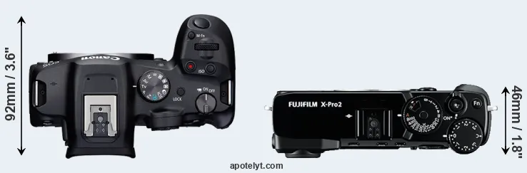 Compare R7 versus X-Pro2 top