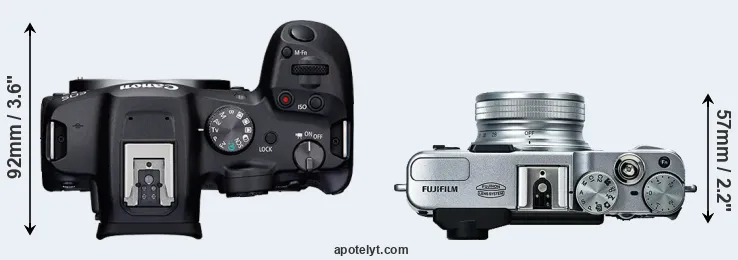Compare R7 versus X20 top