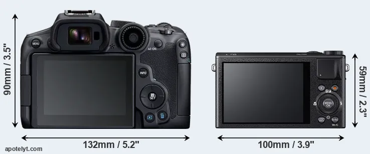 Comparison R7 or XQ1 rear